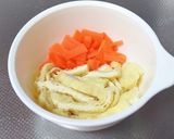 鶏と さつまいも の炊き込みご飯作り方3写真