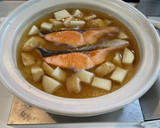 鮭とじゃがいもの炊き込みごはん作り方5写真
