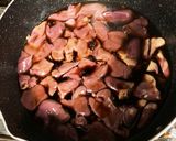 誰でも食べれる鶏の肝(ウスターソース味)作り方5写真