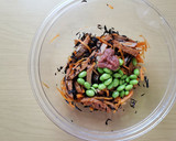 レンジで簡単！さつま揚げとひじきの梅煮作り方4写真