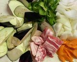 茄子とあり合わせ野菜の中華味噌炒め作り方1写真