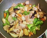茄子とあり合わせ野菜の中華味噌炒め作り方5写真
