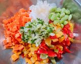 ☆完了期の野菜たっぷりトマトスープ☆作り方1写真