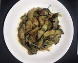 なすと茗荷の味噌炒め作り方5写真