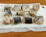 ☆簡単☆鯖缶で！カレー風味竜田揚げ作り方1写真