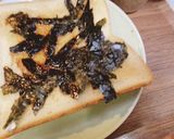 とろけるバターの海苔トースト♪作り方4写真