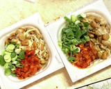 納豆＆キムチの油揚げきんちゃく焼き作り方1写真