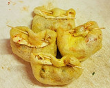 納豆＆キムチの油揚げきんちゃく焼き作り方4写真