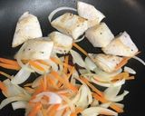 メカジキと野菜の甘酢炒め作り方5写真