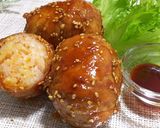 肉巻きキムチおにぎり☆にんにく照焼きダレ作り方10写真