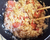 完熟トマトと半熟卵のチャーハン♡作り方6写真