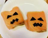 クリチ＆サーモンのハロウィンサンド♪作り方4写真