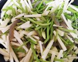 芋づるの炒め煮作り方3写真