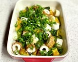 ちくわとかぼちゃのネギマヨ焼き作り方3写真