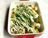 ちくわとかぼちゃのネギマヨ焼き作り方4写真