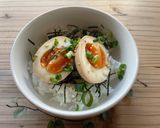 m麺つゆだけ！手抜きの絶品煮卵(丼)作り方16写真