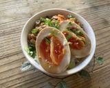 m麺つゆだけ！手抜きの絶品煮卵(丼)作り方17写真