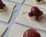 マロンとブルーベリーのパイ包み作り方4写真