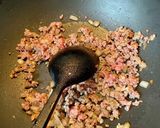 なすとトマトのミートパスタ作り方2写真