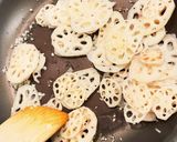 《めんつゆで簡単♪》蓮根と水菜のパスタ作り方4写真
