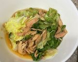 ポリ袋で簡単ツナと白菜のスープ作り方5写真