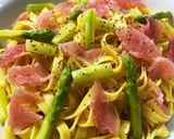 生ハムのレモンパスタ作り方6写真
