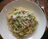＊ブロッコリーのチーズクリームパスタ＊作り方7写真