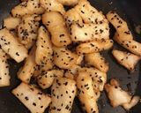 簡単 長芋の甘辛揚げ作り方6写真