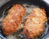梅大葉入り♪おろしミルフィーユ豚カツ作り方5写真