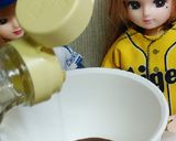 リカちゃん♡舞茸三つ葉赤みそドレッシング作り方2写真