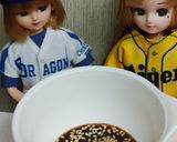 リカちゃん♡舞茸三つ葉赤みそドレッシング作り方6写真