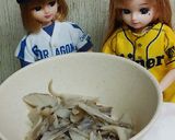 リカちゃん♡舞茸三つ葉赤みそドレッシング作り方13写真