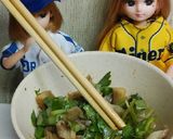 リカちゃん♡舞茸三つ葉赤みそドレッシング作り方19写真