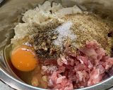 豆腐と豚こま♡食べたらレンコン挟み焼き〜作り方1写真