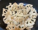 豆腐と豚こま♡食べたらレンコン挟み焼き〜作り方4写真