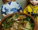 リカちゃん♡舞茸三つ葉赤みそドレッシング作り方20写真