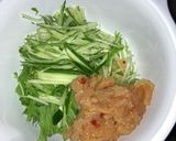 中華くらげと青野菜の和え物作り方4写真