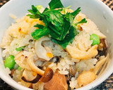 簡単！鶏とたっぷりキノコの炊き込みご飯作り方9写真
