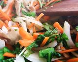 春菊＆豚肉の和風シチューライス作り方2写真