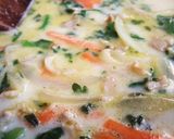 春菊＆豚肉の和風シチューライス作り方3写真