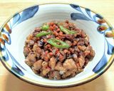 鶏とゴボウに万願寺唐辛子の味噌炒め作り方7写真