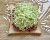 キャベツたっぷり＊コンビーフサンドイッチ作り方7写真