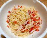 フレッシュトマトの冷製パスタ作り方7写真
