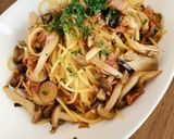 キノコとナスの秋味パスタ♪作り方12写真