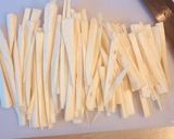 マコモタケと和牛の炒め作り方1写真