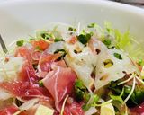 生ハムとレンコン、グレープフルーツサラダ作り方8写真