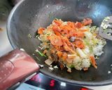 ニラ玉シャケチャーハン作り方5写真