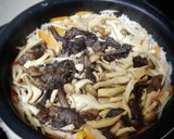 楢茸の炊き込みご飯Ⅴ❨(@≧↺≦@)❩ノ作り方3写真