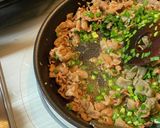 ニラと豚バラ肉だけで簡単美味しい混ぜご飯作り方3写真
