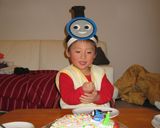 2歳のお誕生日ケーキ　★トーマス編★作り方5写真